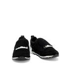 Sergio Rossi Black Fabric Athletic Sneakers