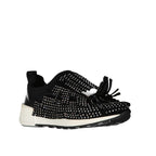 Sergio Rossi Black Fabric Athletic Sneakers