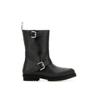Stella McCartney Black Polyester Lace-Up Boots - Zeiniez