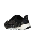 Sergio Rossi Black Fabric Athletic Sneakers