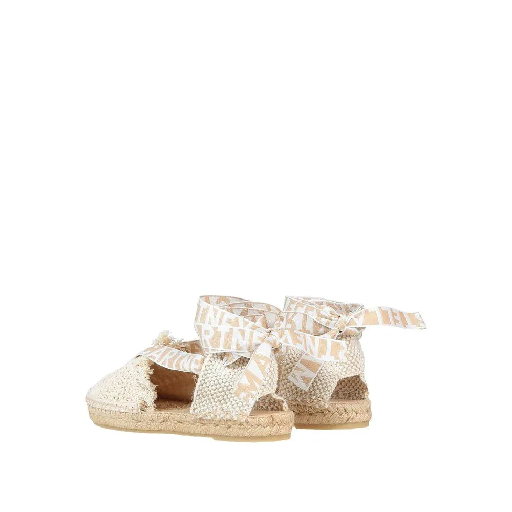 Stella McCartney Beige Canvas Espadrilles - Zeiniez