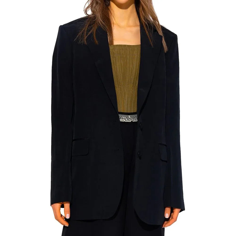Stella McCartney Black Viscose Blazer - Zeiniez