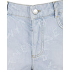 Stella McCartney Blue Denim Shorts - Zeiniez