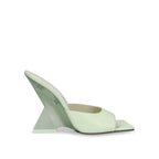 The Attico Bicolor Calfskin Mules - Zeiniez