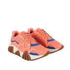 Versace Orange Leather Chunky Sneakers - Zeiniez