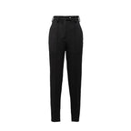 Prada Black Virgin Wool Casual Pants - Zeiniez