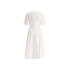 Alaïa White Cotton Casual Dress - Zeiniez