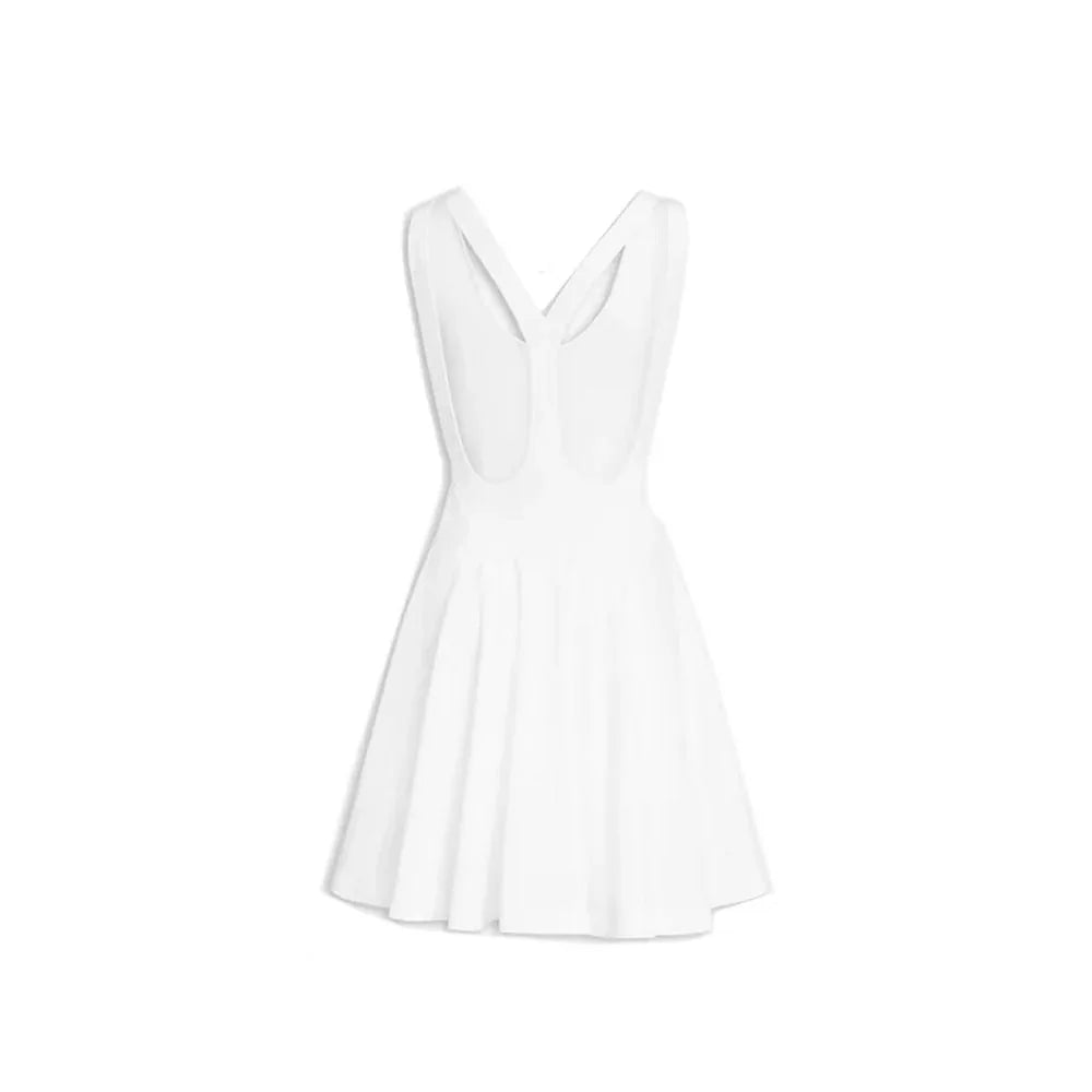 Alaïa White Cotton Casual Dress - Zeiniez