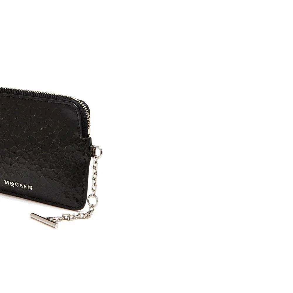 Alexander McQueen Black Calfskin Clutch Bag - Zeiniez