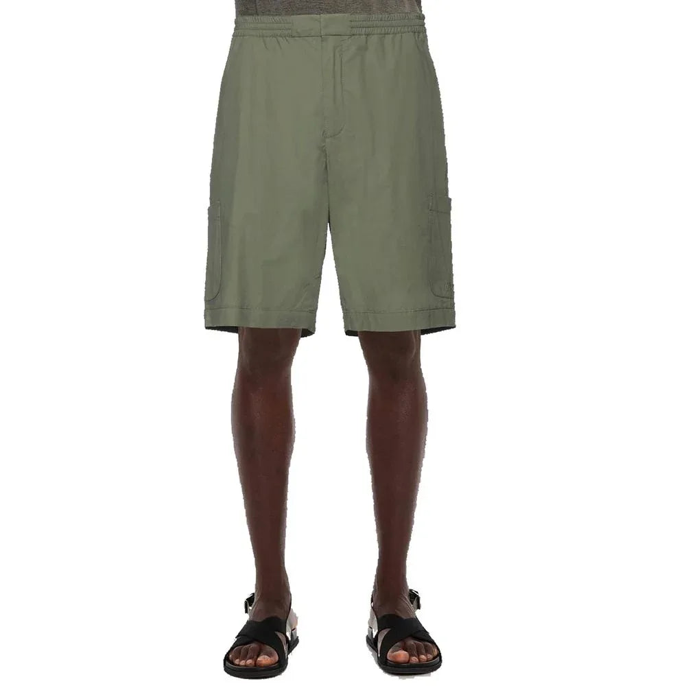 Ambush Bicolor Cotton Bermuda Shorts - Zeiniez