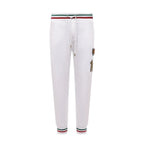 Dolce & Gabbana White Cotton Joggers (Workout Pants) - Zeiniez