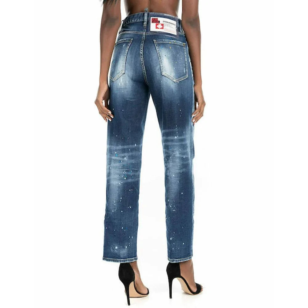 Dsquared² Blue Cotton Jeans Denim - Zeiniez