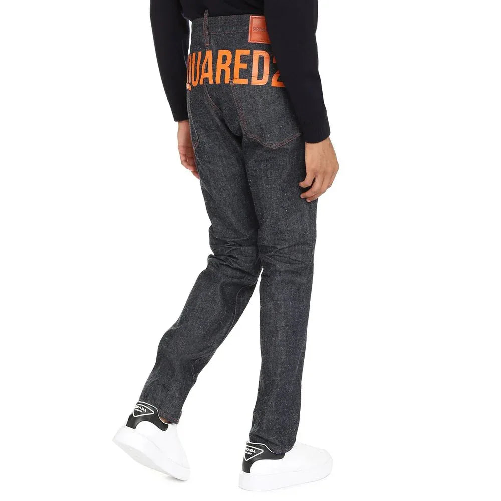 Dsquared² Blue Cotton Skinny Jeans - Zeiniez