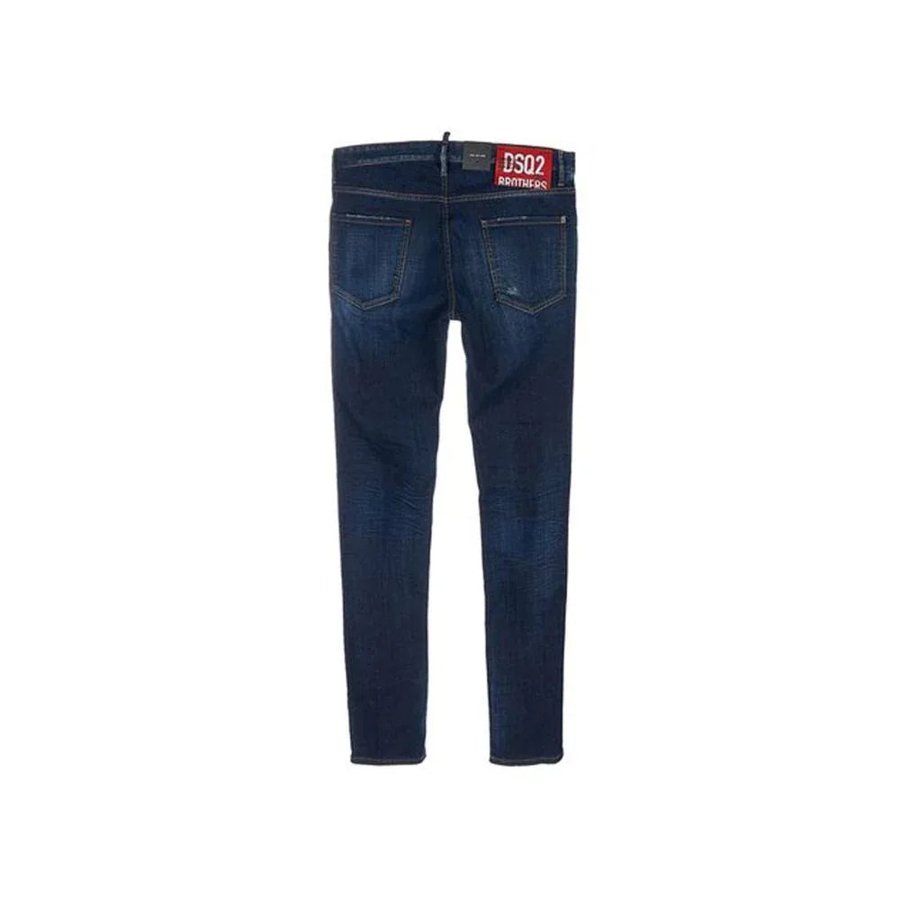 Dsquared² Blue Cotton Skinny Jeans - Zeiniez