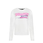 Dsquared² White Cotton Sweatshirt - Zeiniez
