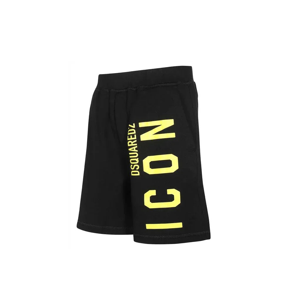 Dsquared² Black Cotton Shorts - Zeiniez