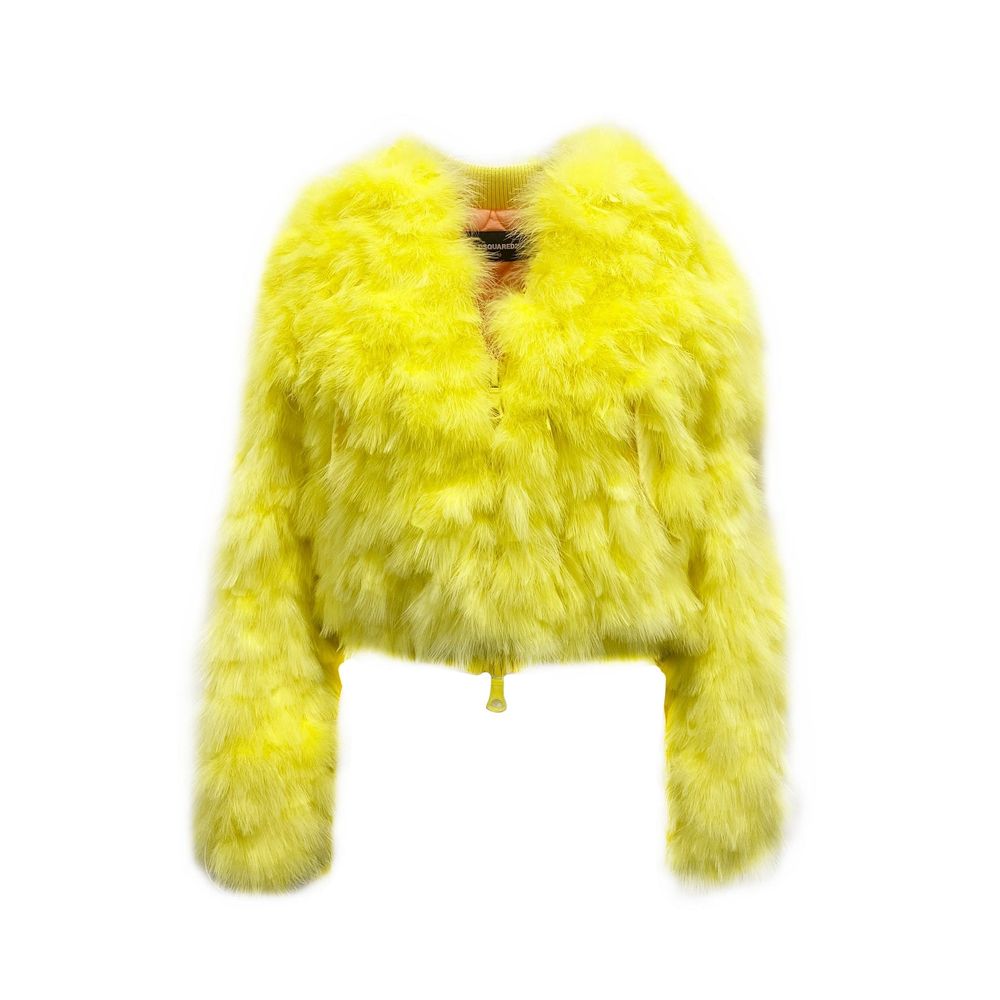 Dsquared² Bicolor Feather Bomber