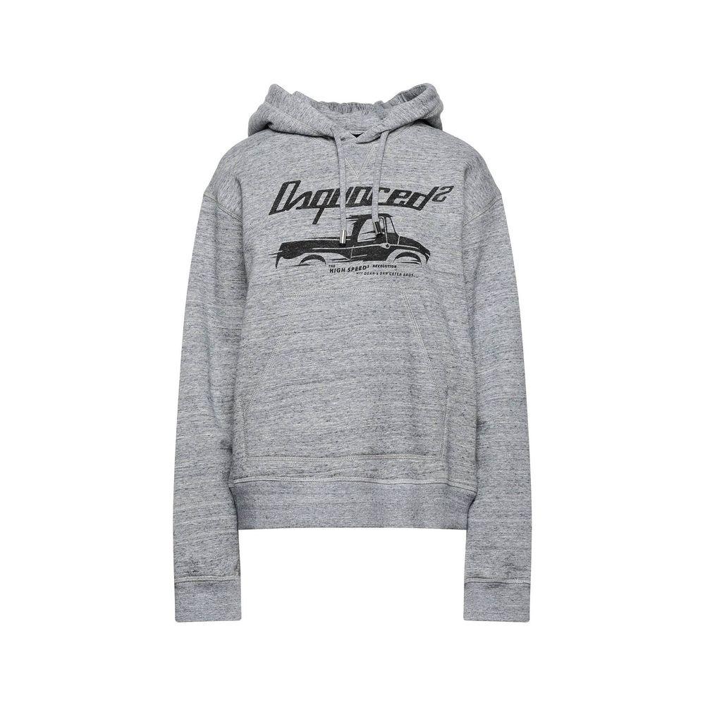 Dsquared² Gray Cotton Sweatshirt - Zeiniez