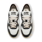 Autry White Leather Low Top Sneakers