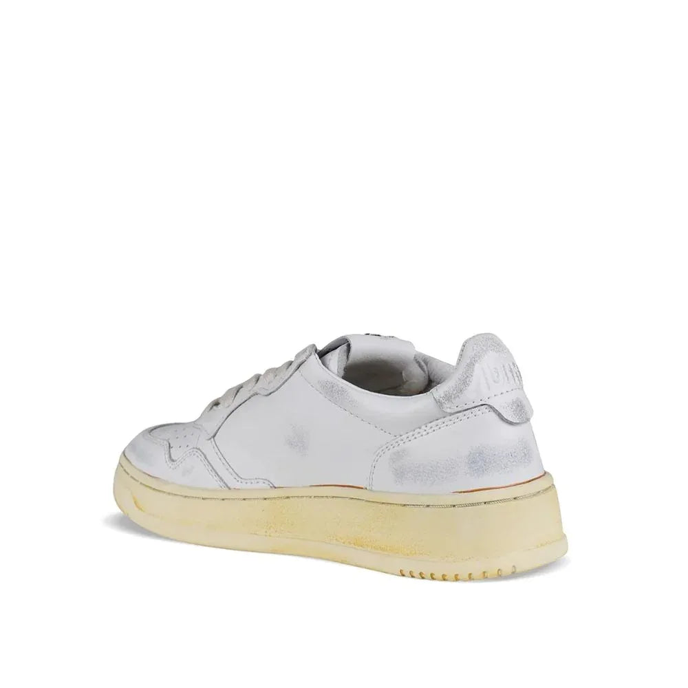 Autry White Leather Low Top Sneakers - Zeiniez