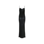Saint Laurent Black Acetate Casual Dress
