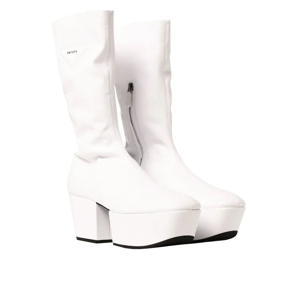 Prada White Polyethylene Boots - Zeiniez