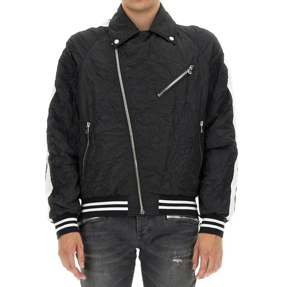 Balmain Black Polyester Bomber - Zeiniez