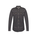 Balmain Black Denim Shirt - Zeiniez