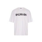 Balmain White Cotton T-Shirt - Zeiniez