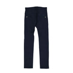 Balmain Blue Cotton Casual Pants - Zeiniez
