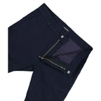 Balmain Blue Cotton Casual Pants - Zeiniez