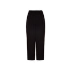 Balmain Black Viscose Casual Pants