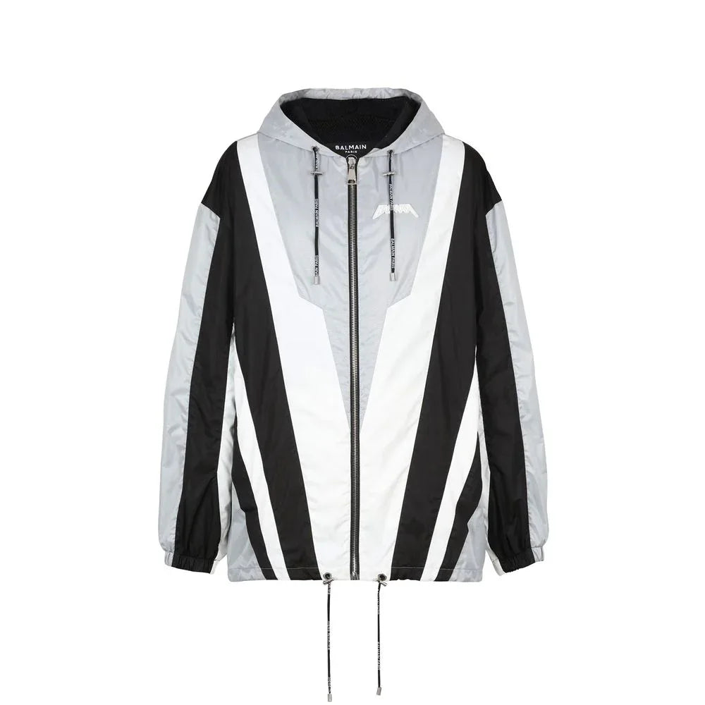 Balmain Black Polyester Shell Jacket - Zeiniez