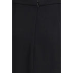 Valentino Black Silk Long Skirt - Zeiniez
