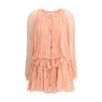 Chloé Multicolor Silk Casual Dress