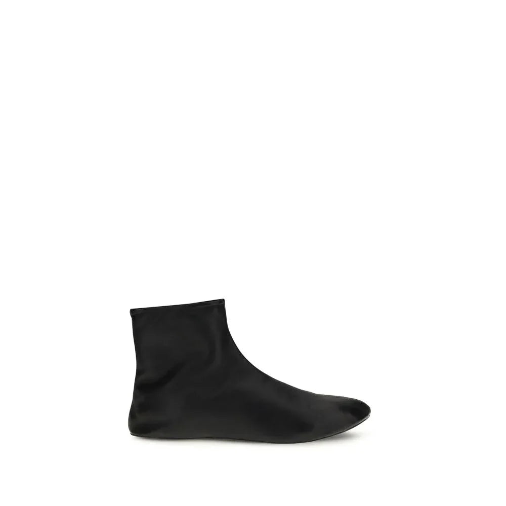 The Row Black Lamb Ovis Aries Aries Ankle Boots - Zeiniez