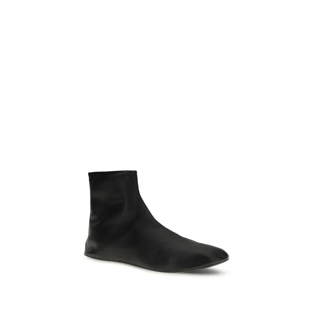 The Row Black Lamb Ovis Aries Aries Ankle Boots - Zeiniez