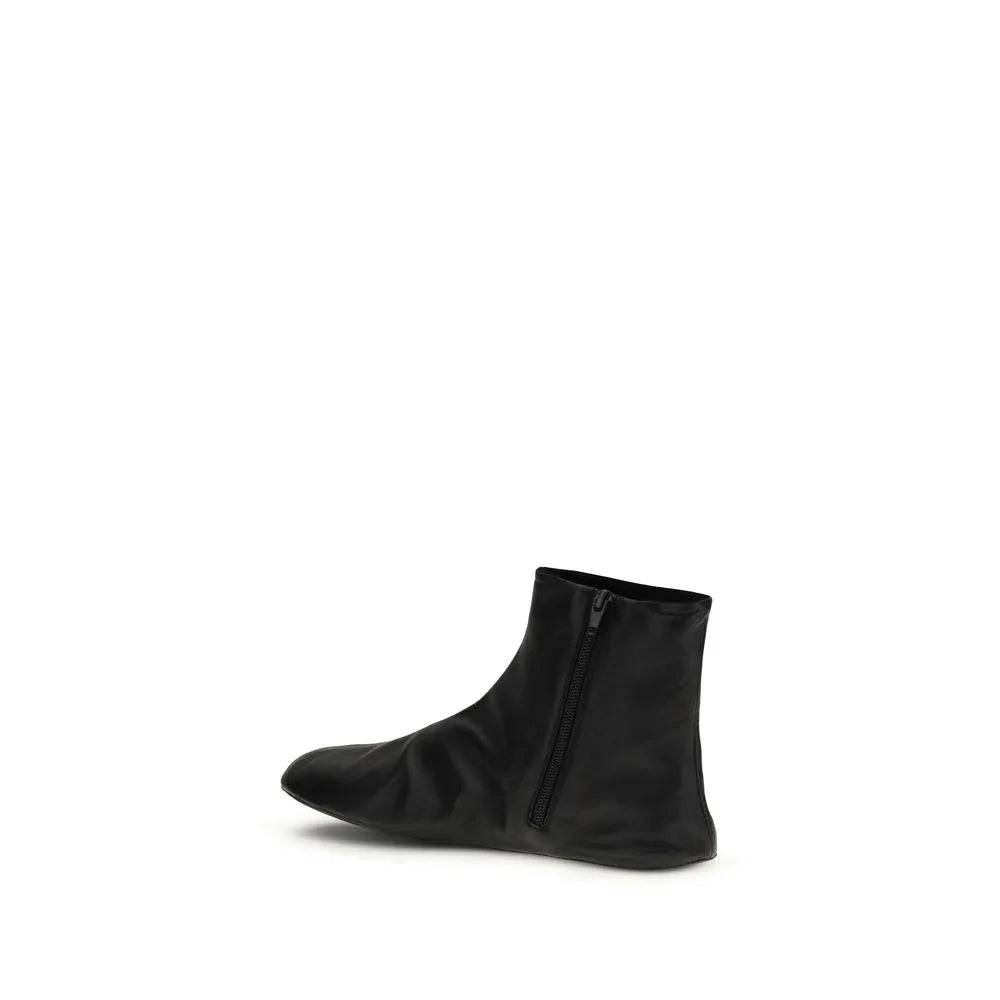 The Row Black Lamb Ovis Aries Aries Ankle Boots - Zeiniez