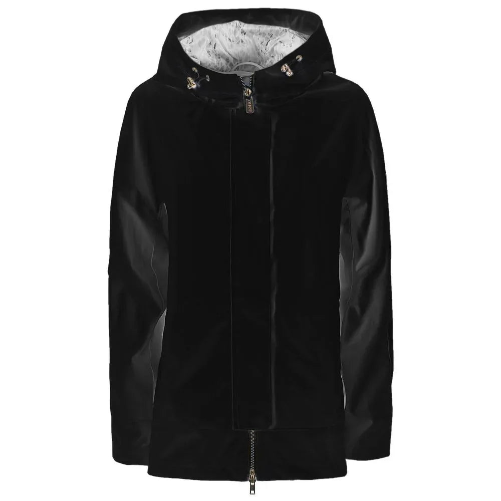 Yes Zee Black Polyester Rain Coat - Zeiniez