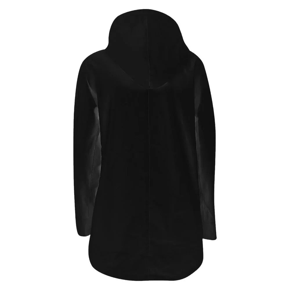 Yes Zee Black Polyester Rain Coat - Zeiniez