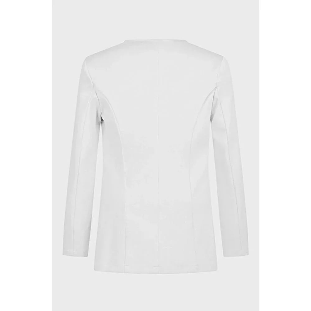 19V69 Italia White Viscose Blazer - Zeiniez