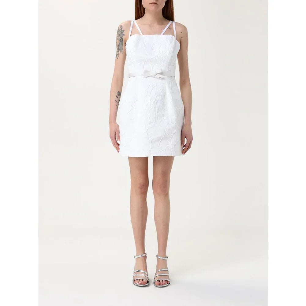 Elisabetta Franchi Bicolor Polyester Casual Dress - Zeiniez