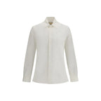 Valentino White Cotton Dress Shirt - Zeiniez