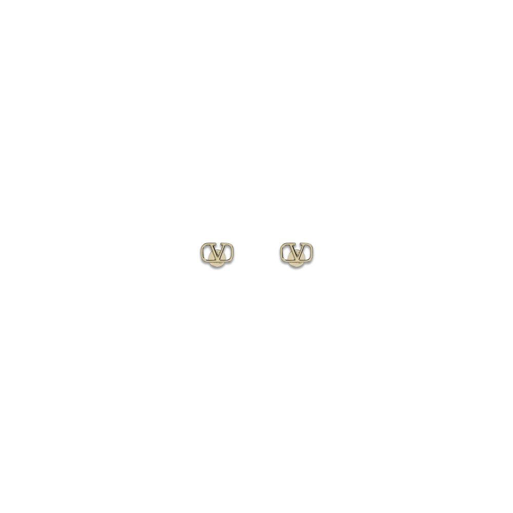 Valentino Garavani Gold Metal Earrings - Zeiniez