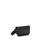 Valentino Garavani Black Calf Leather Bos Taurus Shoulder Bag - Zeiniez