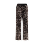 Ella Multicolor Polyamide Casual Pants - Zeiniez