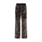 Ella Multicolor Polyamide Casual Pants - Zeiniez