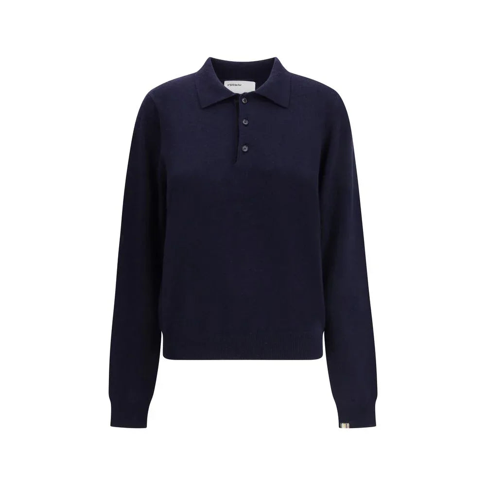 Extreme Cashmere Blue Cashmere Sweater - Zeiniez
