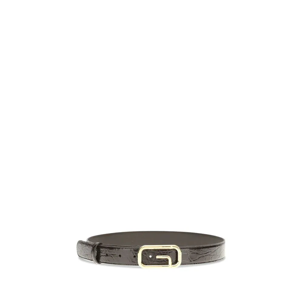 Gucci Brown Calf Leather Bos Taurus Regular Belt - Zeiniez