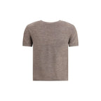 Lisa Yang Brown Cashmere T-Shirt - Zeiniez
